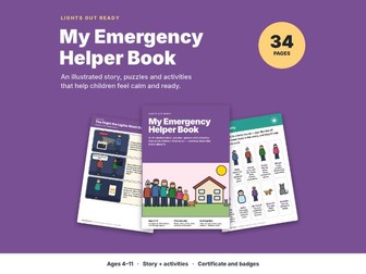 Emergency Helper Book: 999 and Fire Safety