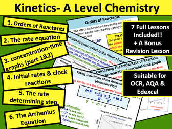 Kinetics   A Level Chemistry