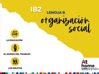 Spanish Vocabulary List Social Organisation IB2 - Lengua B