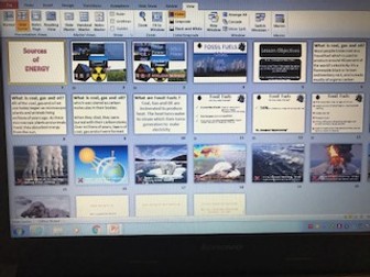 Fossil Fuels powerpoint - new D&T design and technology AQA GCSE syllabus