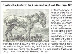 GCSE English Language Paper 2 - 19th Century Non-Fiction Unseen Analysis - Travels with a Donkey