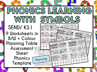 SEND / KS1 Phonics Learning with Symbols