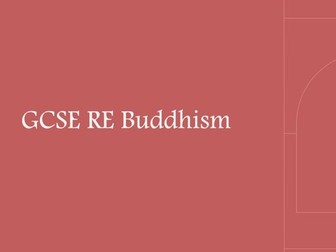 GCSE RE Buddhism- human destiny