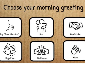 Morning Greeting Poster