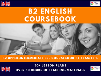 B2 Upper-Intermediate ESL Course Book 50hrs | Distance Learning | Google Apps