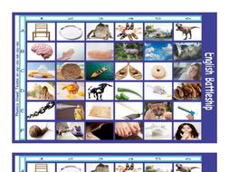 Phonics Vowel Teams ai-ay-oa-oe-ou-au Photo Battleship Game