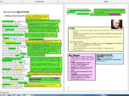 The Prelude - William Wordsworth - AQA Power and Conflict - poem ...