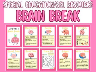 Brain Break Choice Cards