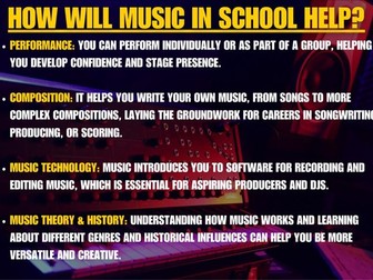 Where will your music take you? A Musical Careers Display Board