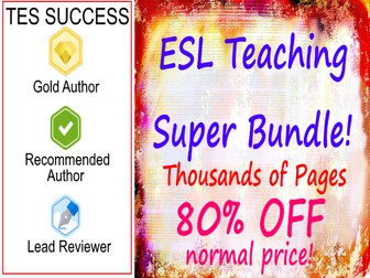 ESL Teaching Pack Bundle