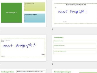 AQA Core Maths Football PRE RELEASE