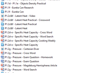 OCR 9-1 Gateway Science A P1 Matter