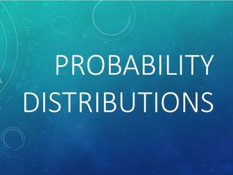 Probability distributions (incl binomial)