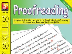 Proofreading: Sequential Activities to Improve the Writing Process