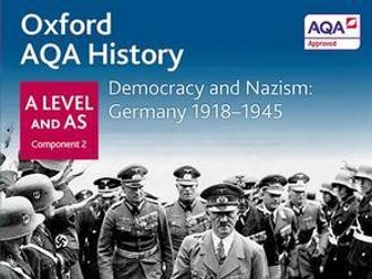 Year 11 into 12 transition activities. AQA A Level History Unit 2O Germany