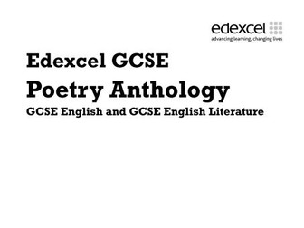 Edexcel - Conflict Poetry Anthology and Unseen