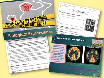 Biological Explanations - Forensic Psychology - AQA Psychology