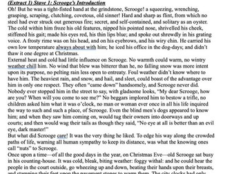 A Christmas Carol: Key Extracts