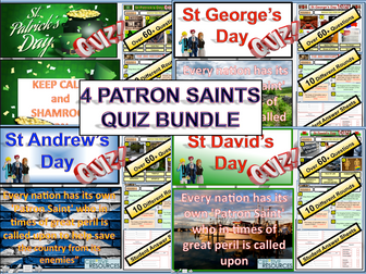 The Patron Saints  (St Andrew , St David , St George & St Patrick )