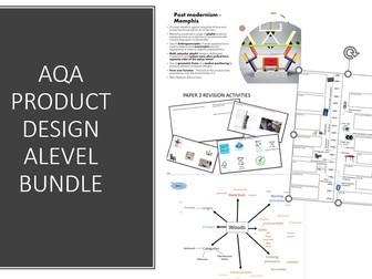 A Level Design & technology AQA bundle