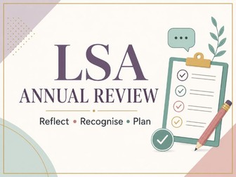 LSA Annual Review Form