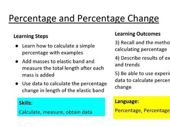 calculating percentage change