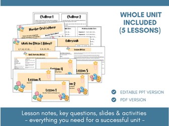 Number Patterns & Rules | Lesson Notes, Slides & Activities | Year 6