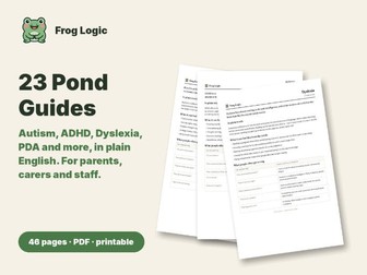 Autism, ADHD, Dyslexia & PDA Parent Guides