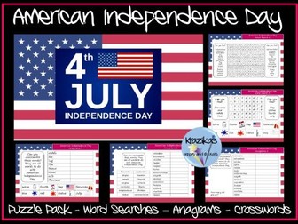 American Independence Day Puzzle Pack
