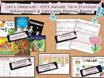 Let's Celebrate - EYFS Spring Term Provision Enhancement & Curriculum Planning Bundle