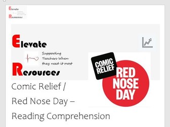 Comic Relief / Red Nose Day Reading Comprehension