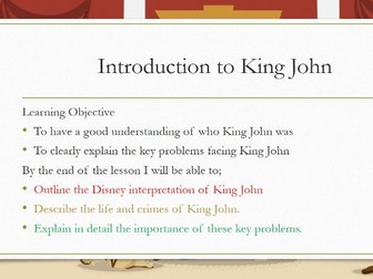 King John, Introduction