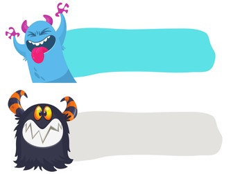 Monster Themed Locker or Tray Labels