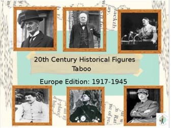 Historical Figures Taboo-Europe Edition