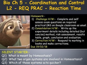AQA Trilogy B5.2 Measuring Reaction Time Required Practical