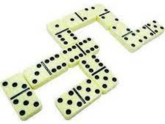 Adding and subtracting mixed numbers dominoes