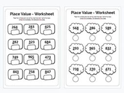 Place value worksheets | Teaching Resources