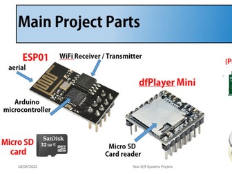 KS3: Internet of Things Microcontroller Project (MP3 Player)