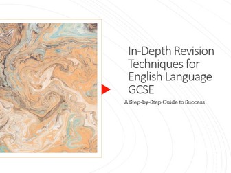 In-Depth Revision Techniques for English Language GCSE