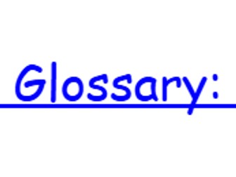 Revision Glossary : Christianity