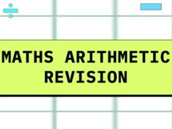 Maths Arithmetic SATs Revision Pack