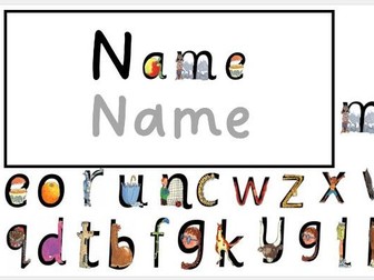 RWI Name Writing Strips