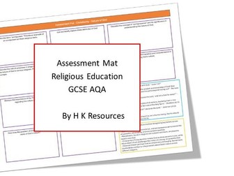 AQA GCSE Religious Education- Assessment Mat- God as omnipotent, loving and just