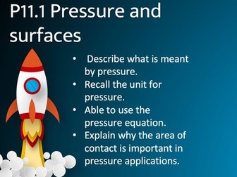 P11.1 Pressure and surfaces