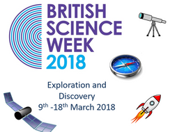 British Science week Assembly/Powerpoint 2018 - Exploration & Discovery