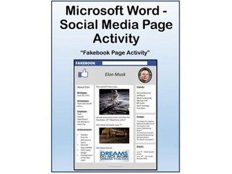 Social Media Page Activity for Teaching Microsoft Word Skills