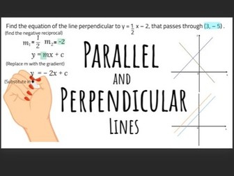 Parallel and Perpendicular Lines | Maths with Jade