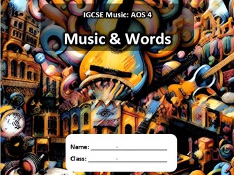 IGCSE Music Textbook: AOS 4 - Music & Words