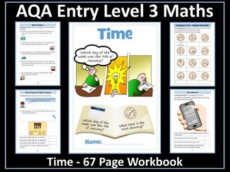 Time AQA Entry Level 3 Maths
