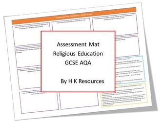 AQA GCSE - Religious Education- Assessment Mat - Nature of God
